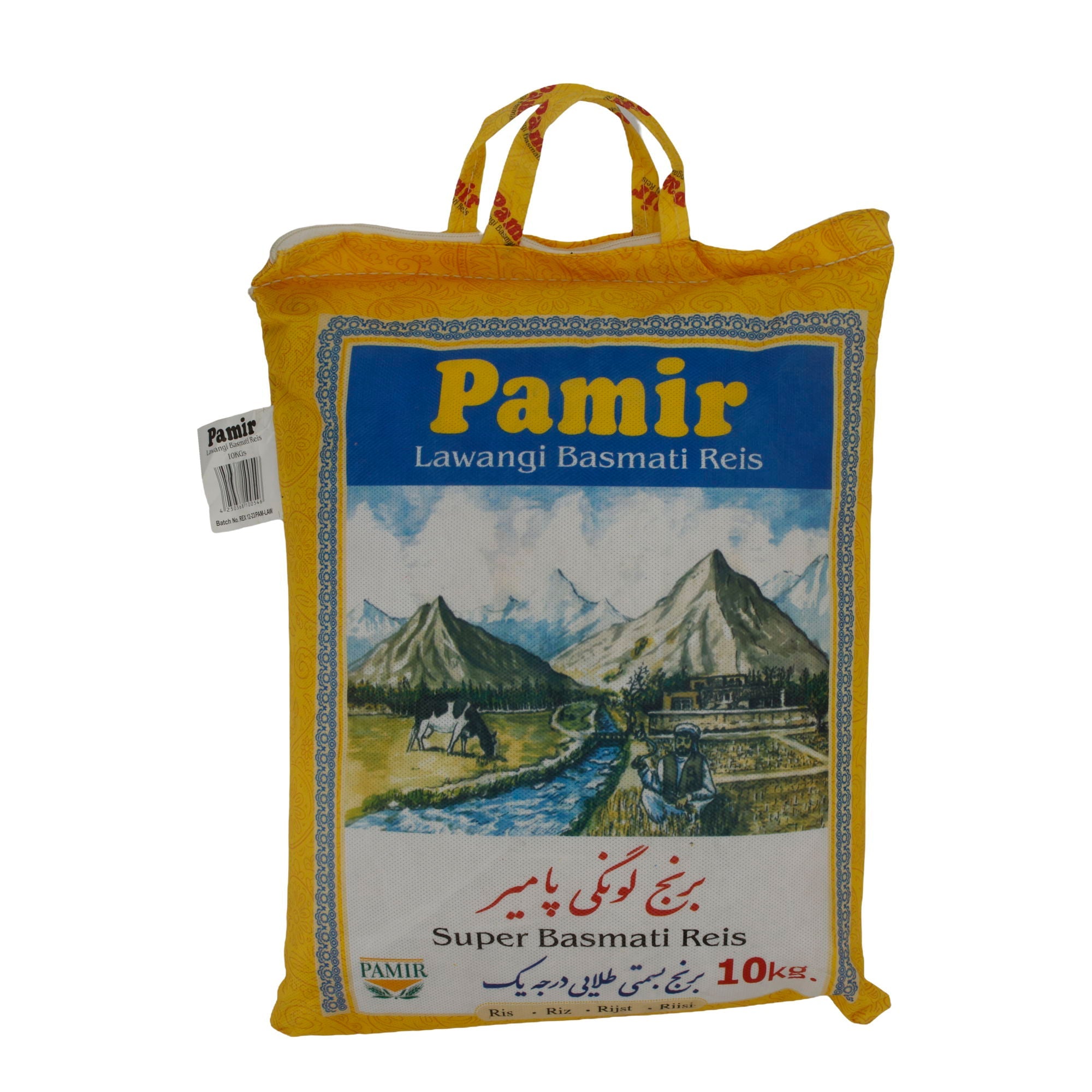Reis Pamir | Lawangi Basmati | Duftreis für traditionelle Gerichte | 10kg PAMIR